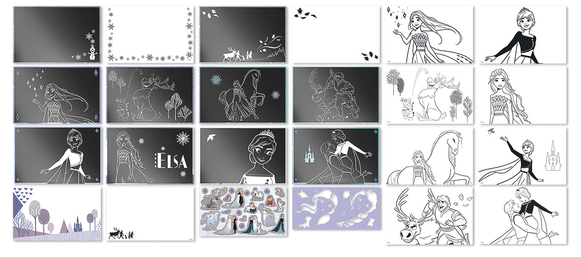 Totum Disney Frozen Scratchbook