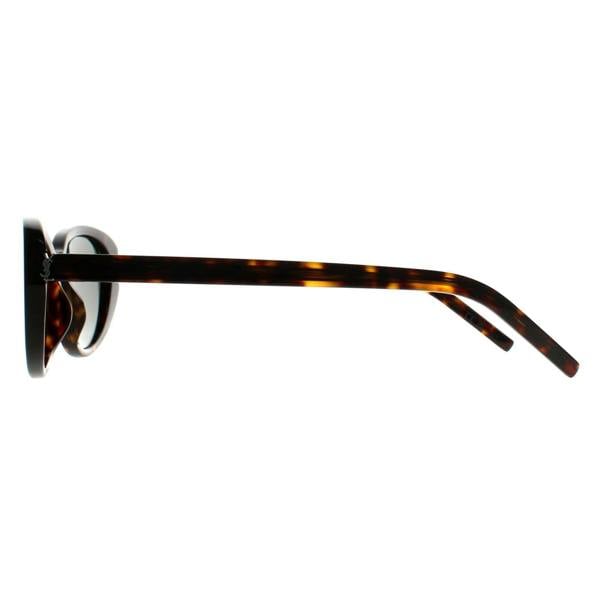 Saint Laurent Sunglasses SL M154 002 Dark Spotted Havana Grey