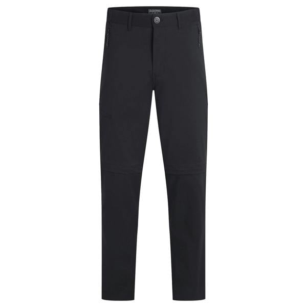 Craghoppers Mens Kiwi Pro III Convertible Trousers - Black - 