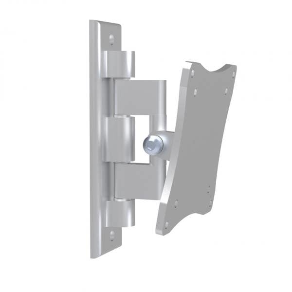 Intec Brackets Swivel and Tilt TV Wall Bracket for 17 to 29 Inch Screens, VESA 100 x 100, Silver