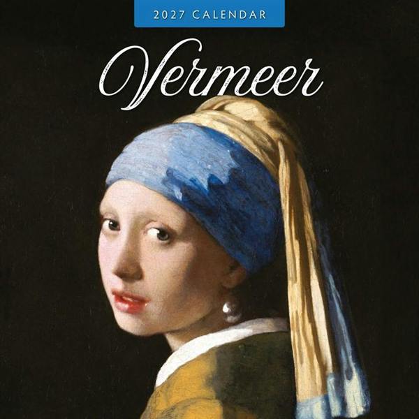Jan Vermeer Calendar 2027, Wall Calendars, Month To View, Art, Gift