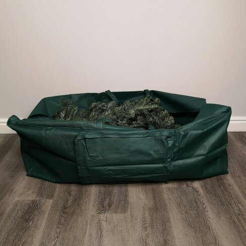 Samuel Alexander 1.2m Green Christmas Tree Storage Bag with Zip and Carry Handle
