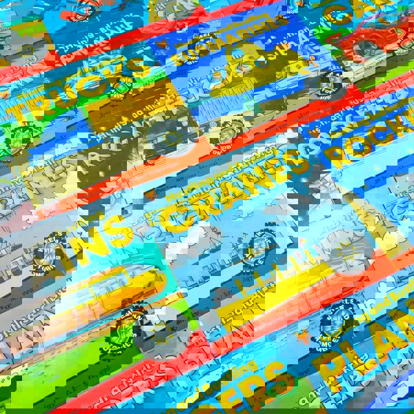 Wheels & Automobiles Collection: 12-Book Set – Educational Kids Books: Wheels, Machines, Boats, Buses & Cars for Fun Learning, Adventure & Creativity