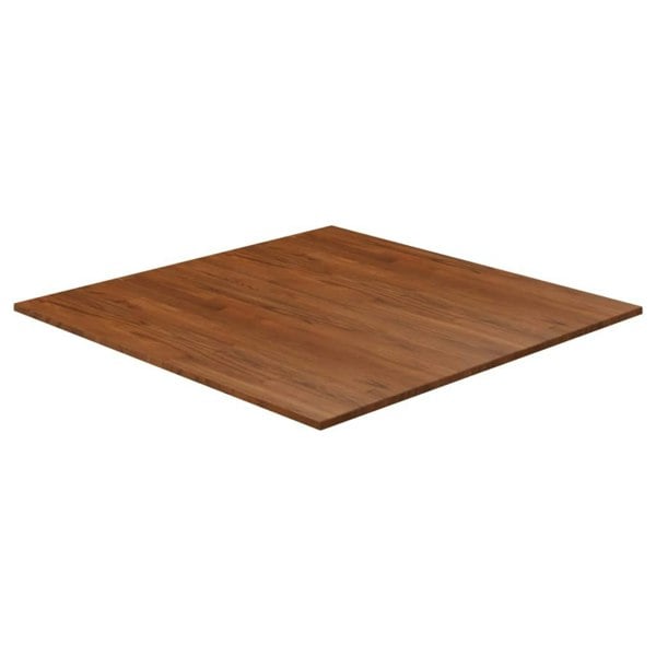 Berkfield Square Table Top Dark Brown 90x90x1.5cm Treated Solid Wood Oak