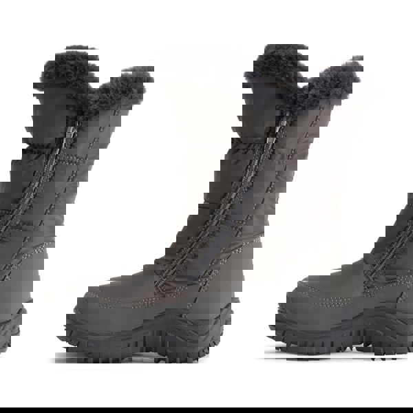 VIVA Polar Women's Memory Foam Nylon Thick Faux Fur Lined Winter Boots