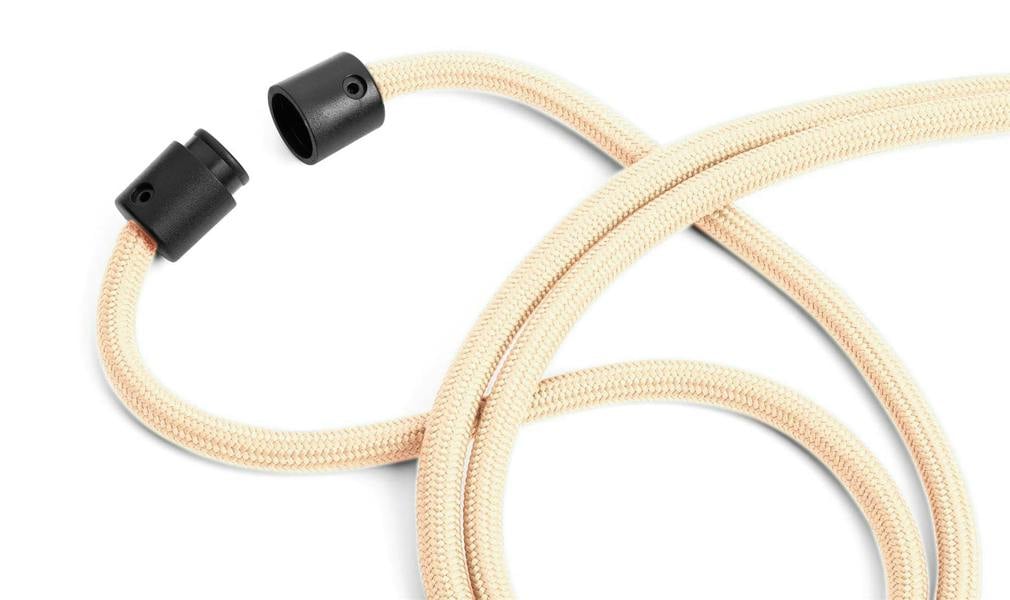 Durable Soft Recycled Fabric Lanyards with Safety Release| 10 Pack | Beige