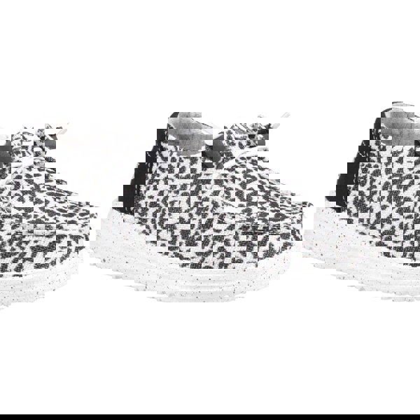 HEYDUDE Wendy Leopard Shoes - Black/Grey