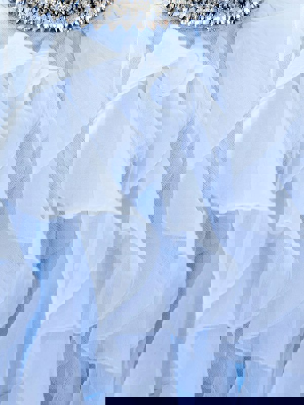 Maison Ava Girls Twyla Occasion Dress in Blue