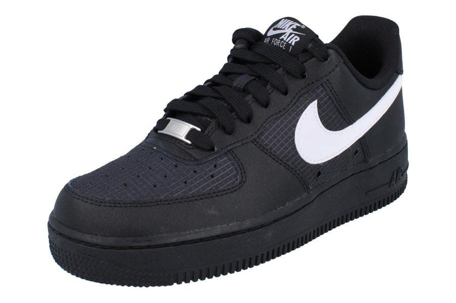 Nike Air Force 1 07 Lv8 Mens Trainers Ir0952 Shoes  001 - Black White Black 001 - Photo 0