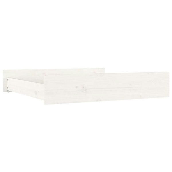 Berkfield Bed Drawers 2 pcs White Solid Wood Pine