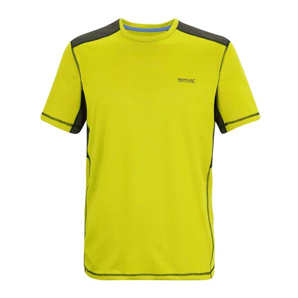 Regatta Mens Virda T-Shirt - Dark Tang/Black - 