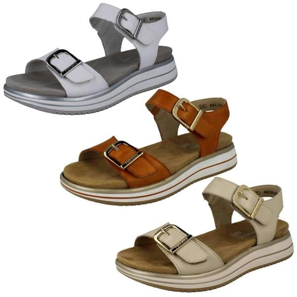 Remonte Ladies Remonte Faux Buckles Sandals D1J51