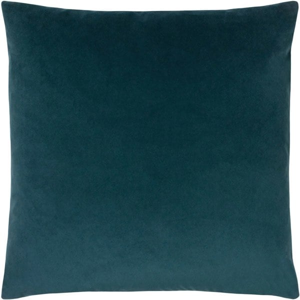 Evans Lichfield Sunningdale Velvet Cushion Cover - Kingfisher Blue