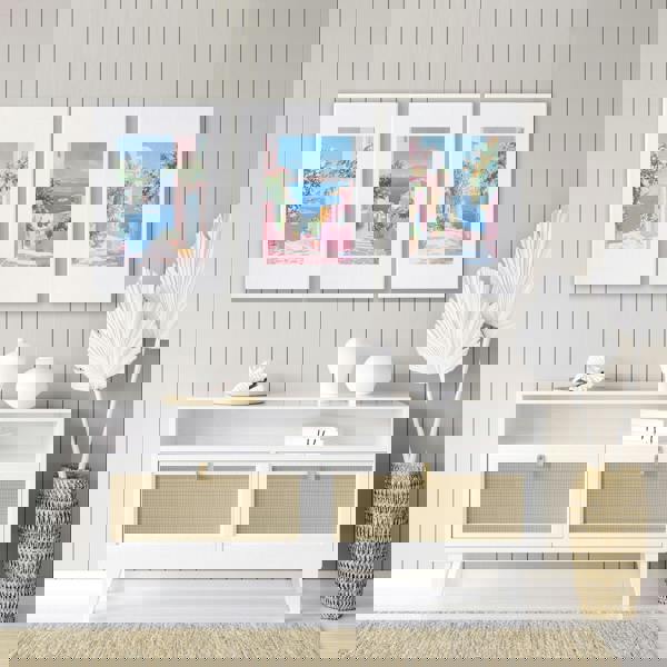 Wall Paintings In Living Room | Set of 3 Beach Decor Wall art Prints