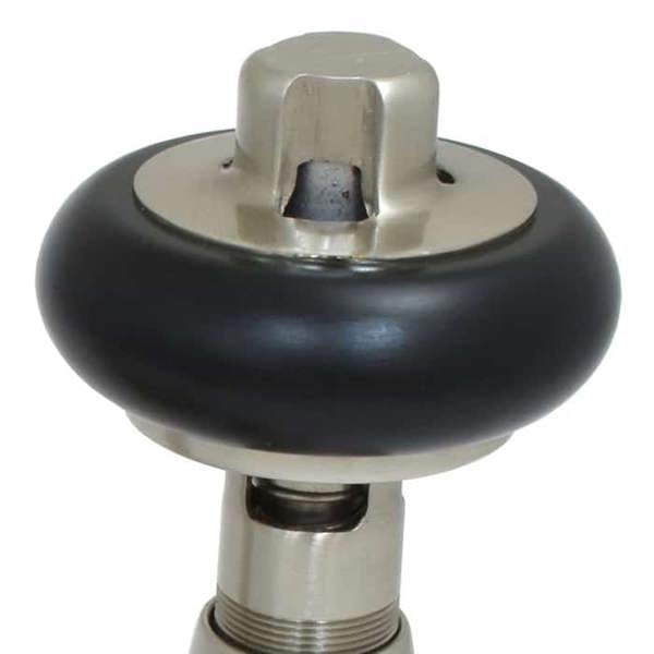 West Radiators Faringdon Traditional Thermostatic Radiator Valve - Satin Nickel - Angled TRV