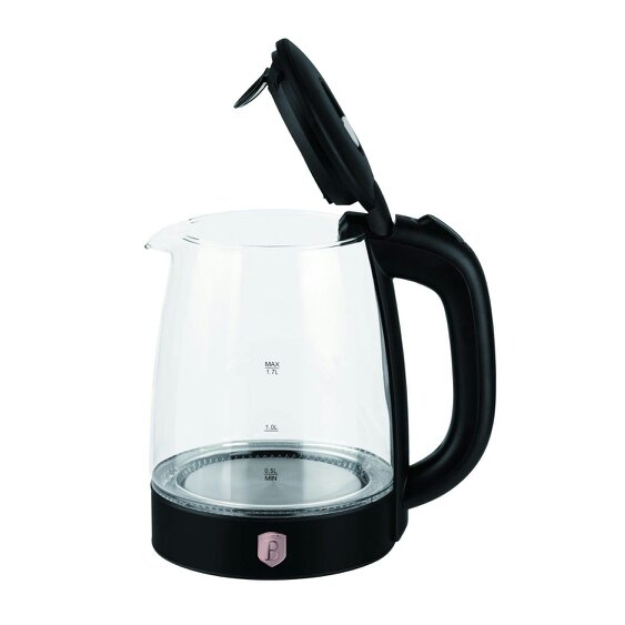 Berlinger Haus 1.7 L Glass Kettle BH-9505 Black Rose