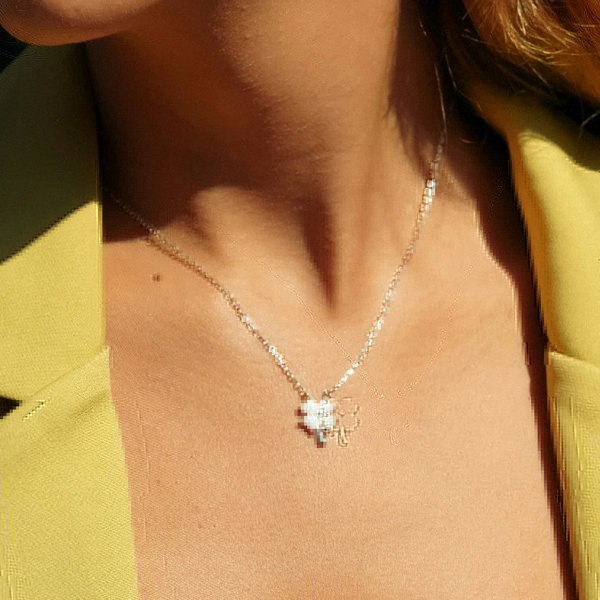 Spero London White Opal Four Leaf Clover Sterling Silver Necklace