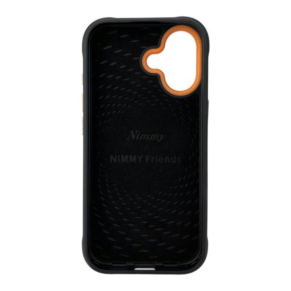 Nimmy Friends Nimmy Glasses Cool Dog Case with MagSafe for iPhone 17 6.3" Black Orange - N-YJ-IP17-01