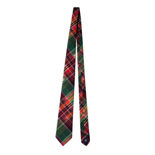 Ralph Lauren Checked Cotton Tie - Multicoloured - 