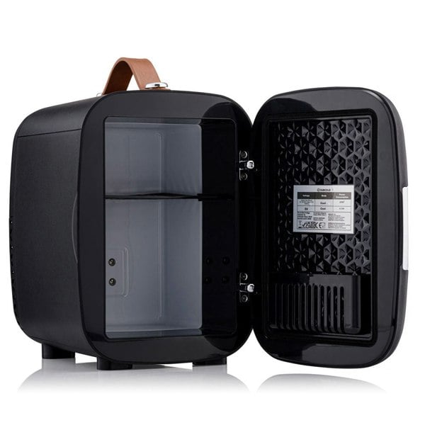 Subcold Pro 4 litre black mini fridge interior