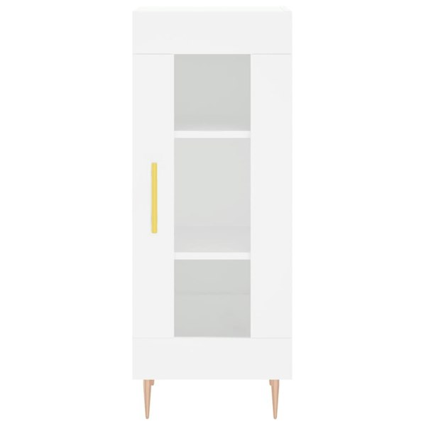 Berkfield Highboard White 34.5x34x180 cm Engineered Wood