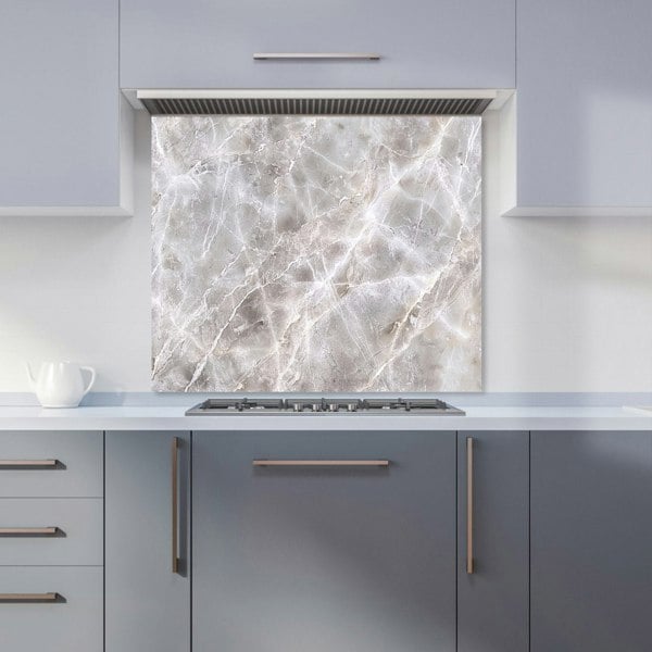 Warren Reed - Designer Polished Grey Marble Effect Kitchen Splashback