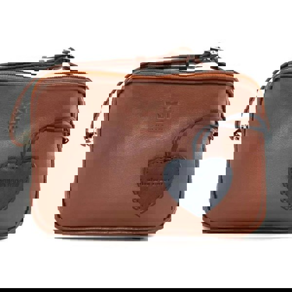 Mala Leather Anishka Camera Hearts Nappa Leather Crossbody Bag