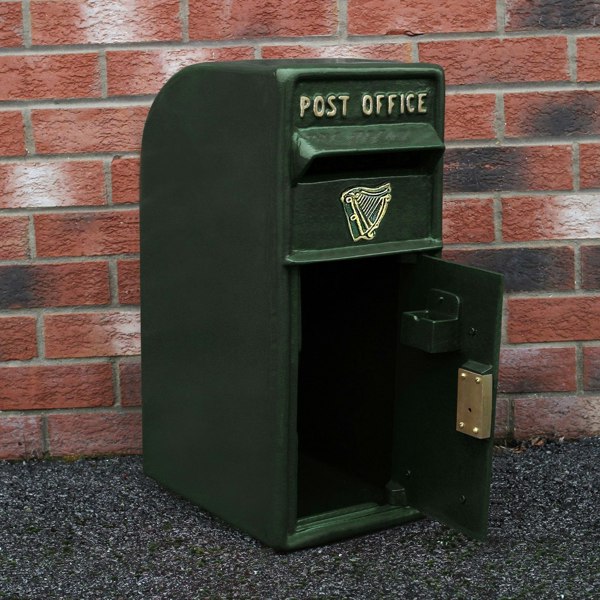 Monstershop Green Irish Post Box with Stand