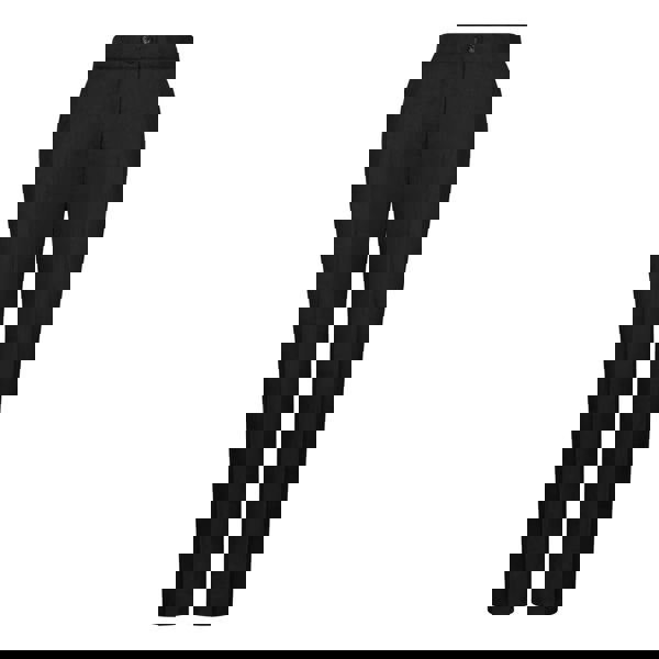 TruClothing TPW-13 - Women's 3 Piece Plain Black Suit