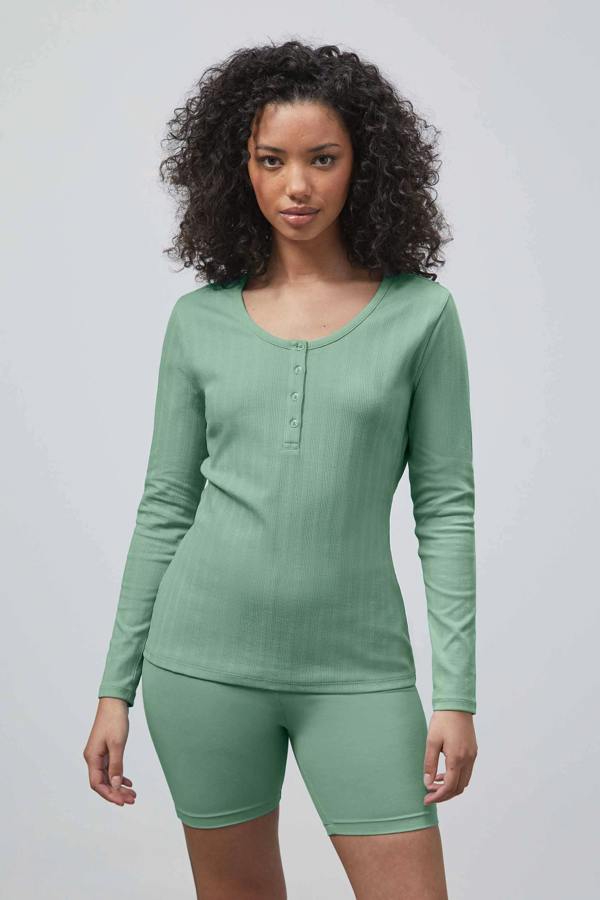 ENORSIA Ribbed Cycling Loungewear Set