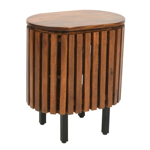 IH Design Osburn Mango Wood Bedside Table
