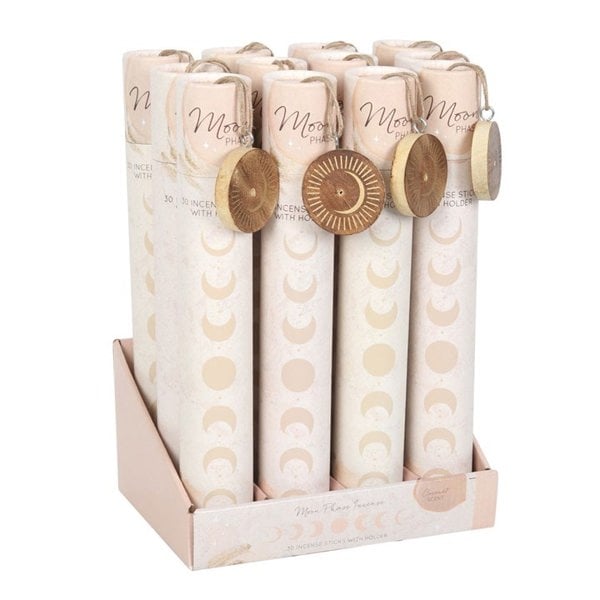 Serano Set of 12 Moon Phase Coconut Incense Stick Gift Sets