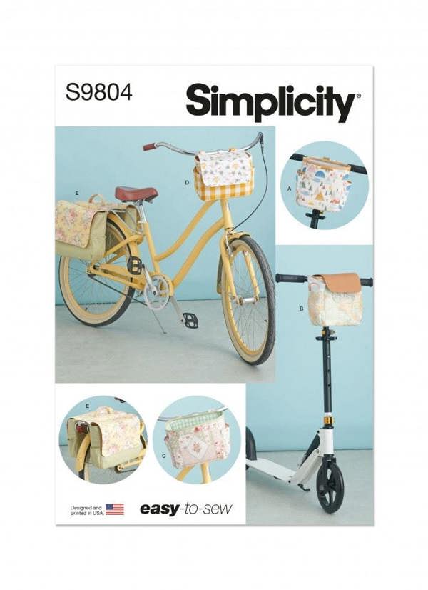 Simplicity Sewing Pattern 9804, Bags, Accessories OS (One Size) - Easy