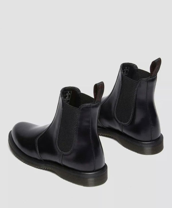 Dr. Martens - 32217001 Women's Flora Chelsea Black Smooth