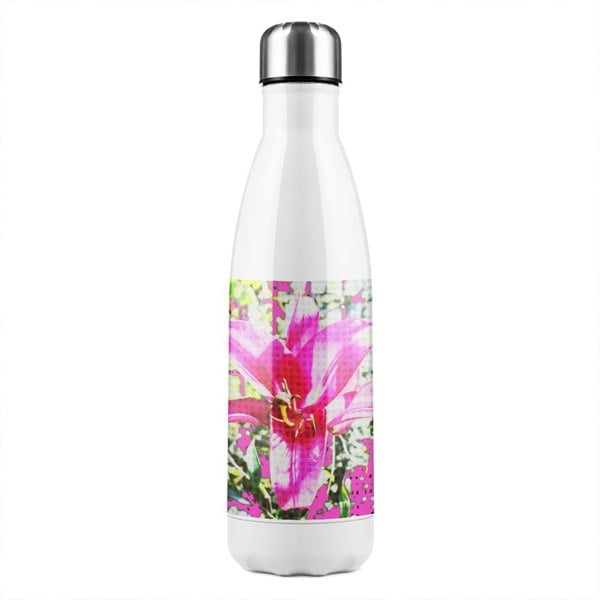 Benjamin Tate Design Berry Sky Stainless Steel Bottle