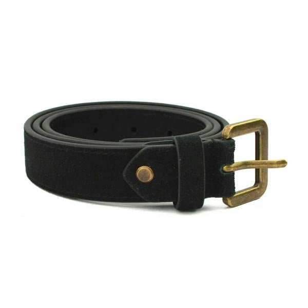 Eastern Counties Leather Womens Alessia Suede Waist Belt - Black