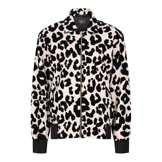 Lioness by TF Leopard Velvet Bomber Jacket