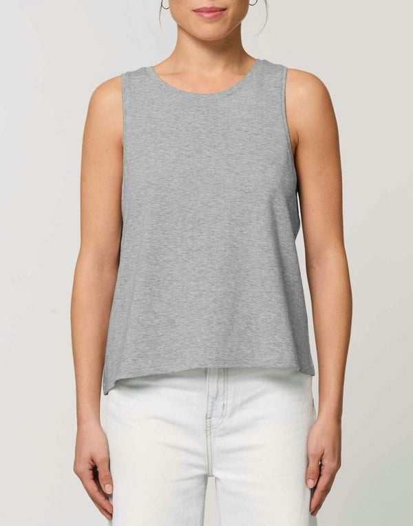 Women's Joni Tank Top – Heather Grey - British Boxers