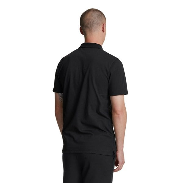 Lyle & Scott Mens Short-Sleeved Sports Polo Shirt - Jet Black