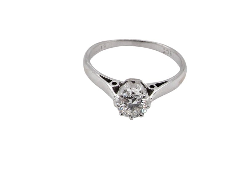 Vintage Tom A solitaire diamond ring