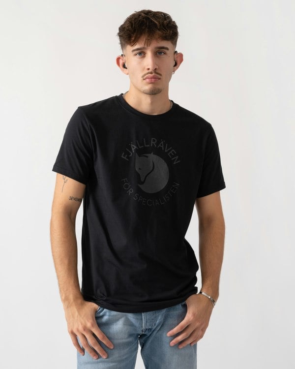 Fjallraven Fox Mens T-Shirt - Black 550