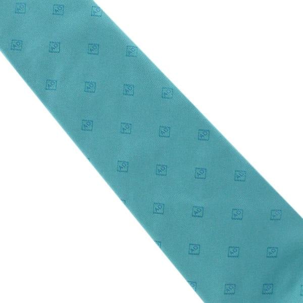 Dunhill silk tie in a repeat monogram pattern