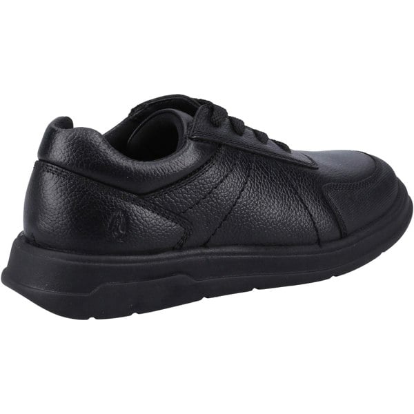 Hush Puppies Robert SNR Leather Boys's Black Lace-Up Shoes