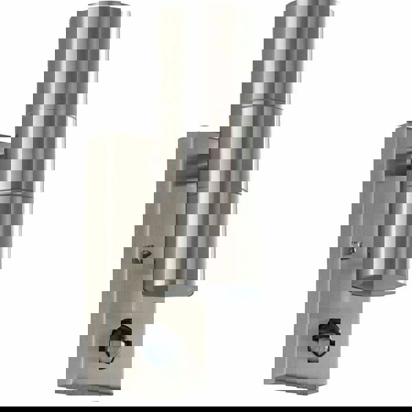 2 PACK IP44 Outdoor Accent Light & PIR GU10 Stainless Steel Up & Down Wall Lamp Loops