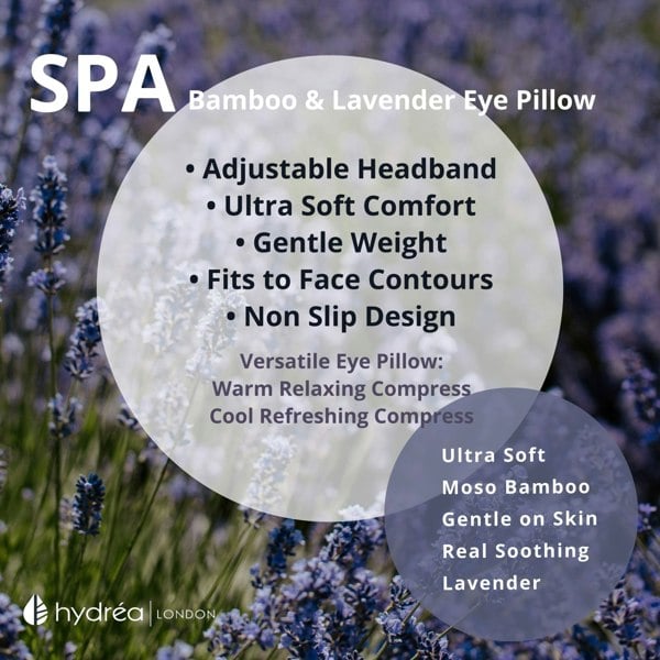 Hydréa London Bamboo Lavender Eye Pillow