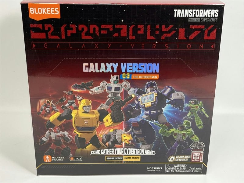 Blokees Transformers 9 Model Kits Galaxy Version 03 The Autobot Run Assortment 12cm - 71103