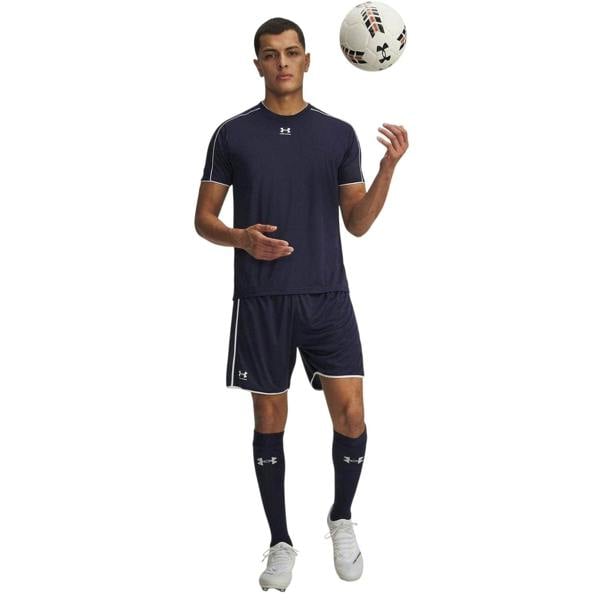 Under Armour Mens Challenger Training Performance Shorts - Navy/White - 