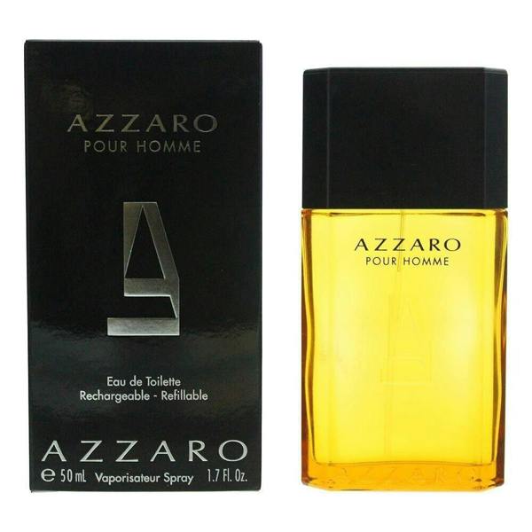 Azzaro Pour Homme 50ml Eau De Toilette EDT Rechargeable Refillable Spray For Him