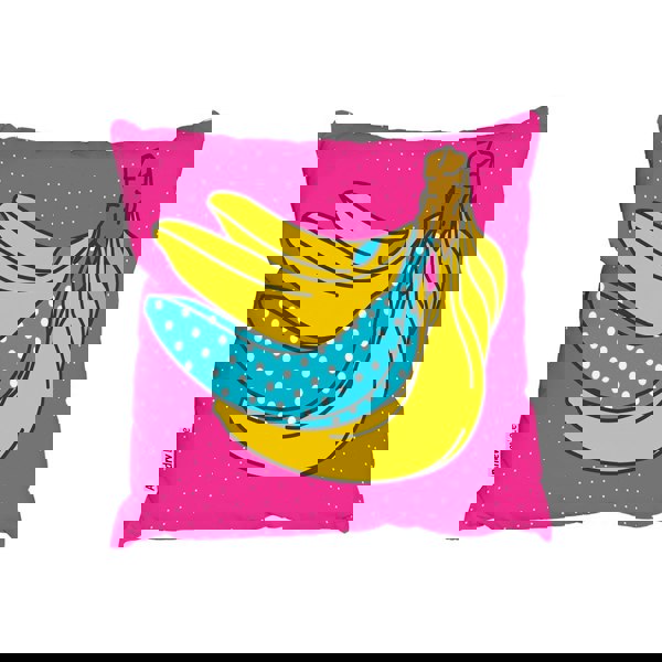 Benjamin Tate Design Pop Art Banana (Outdoor Cushion)