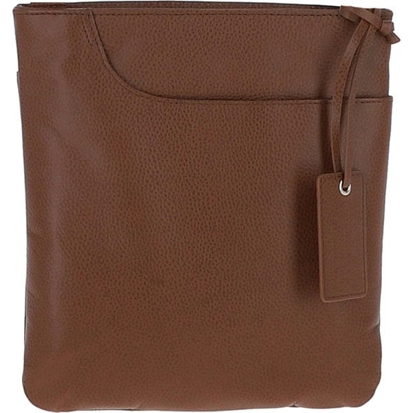 Ashwood Curve Zip Top Leather Cross Body Bag : CURVE